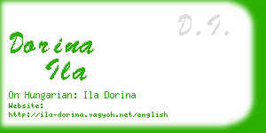 dorina ila business card